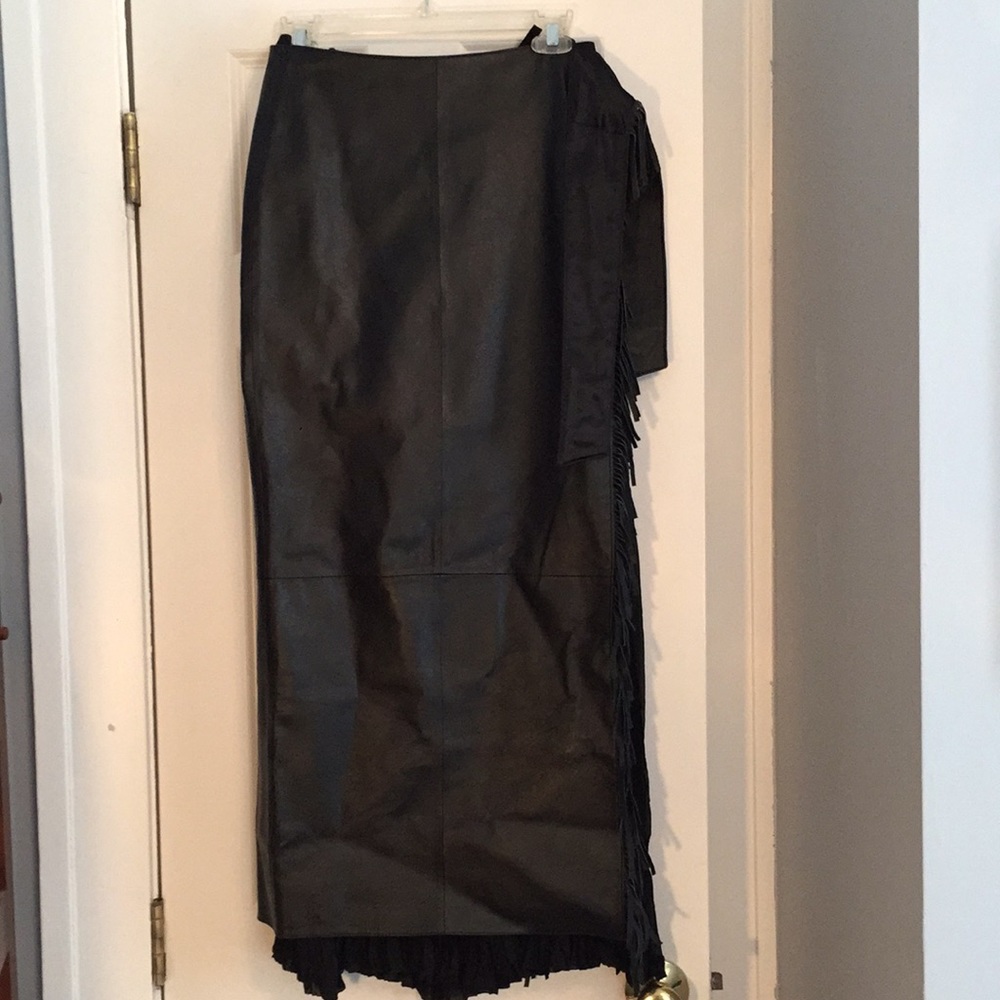 Long black skirt